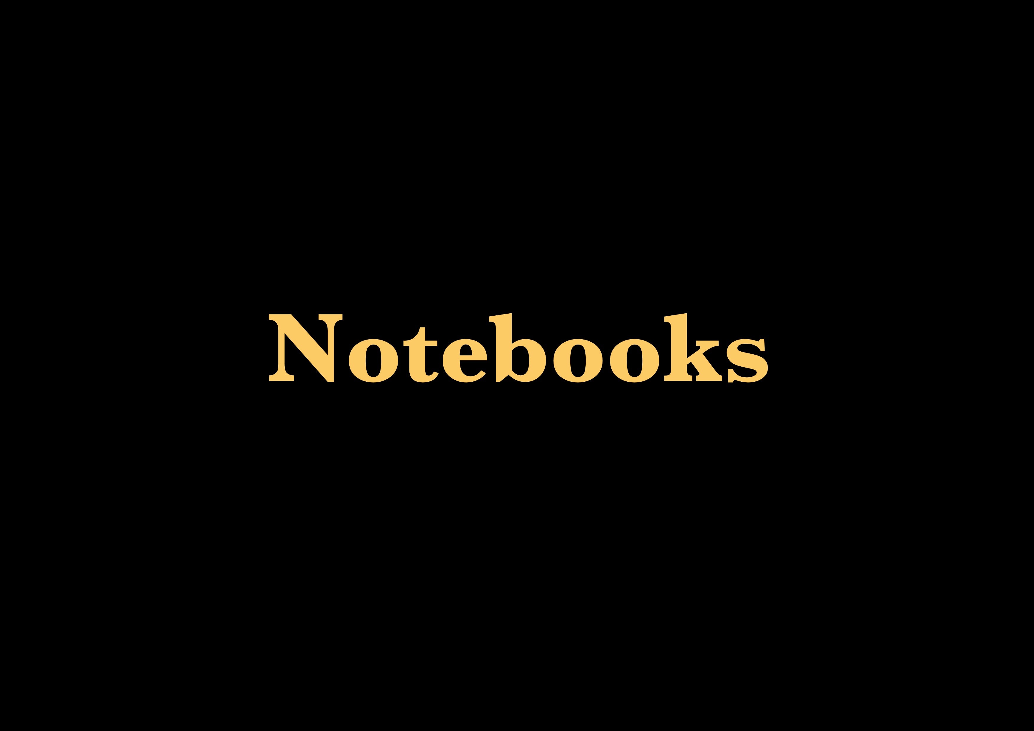 Notebooks