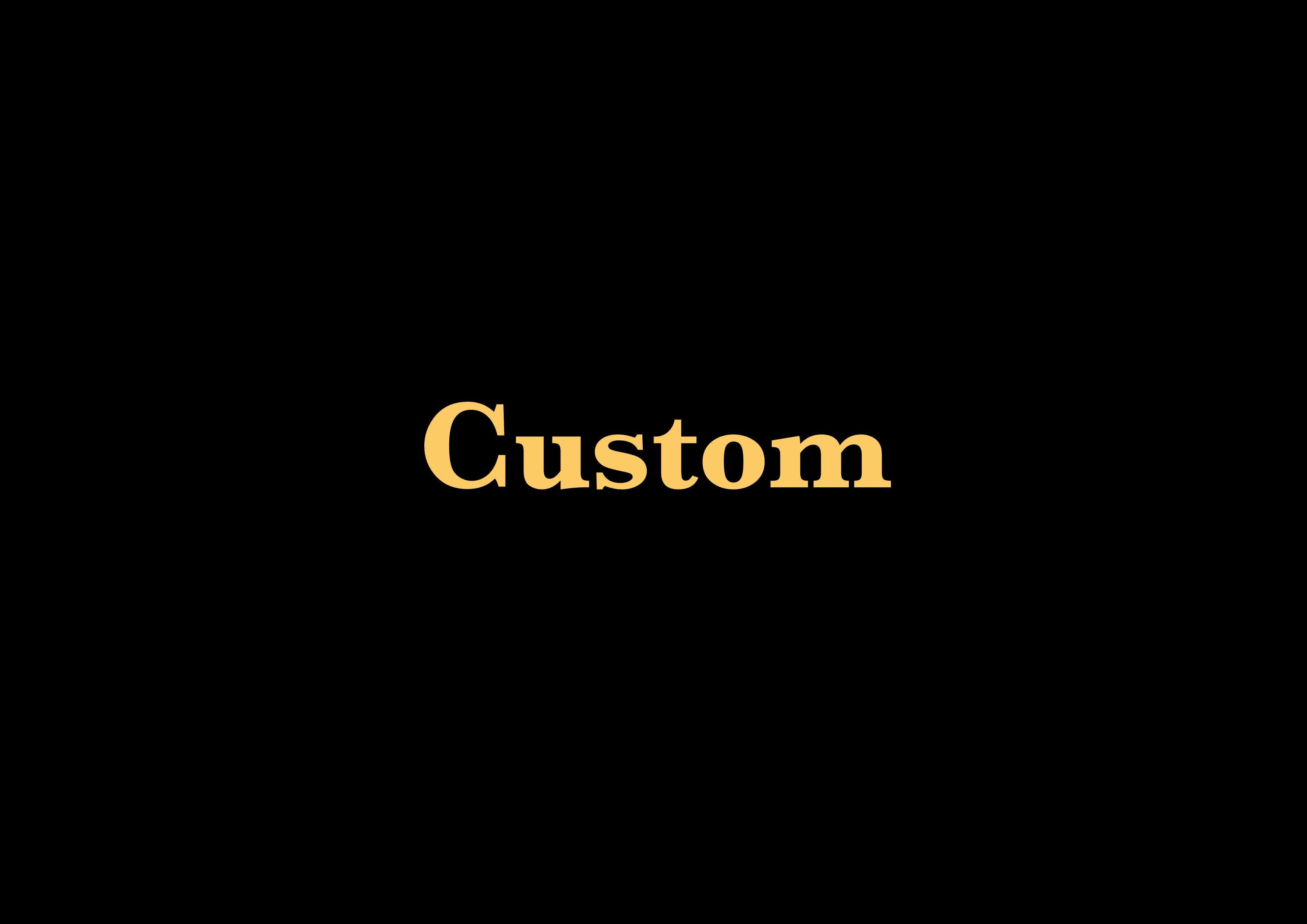 Customisable