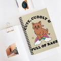 Cute, Cuddly & Full Of Rage A5 Lined Notebook