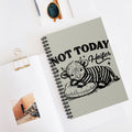 Not Today Heifer A5 Lined Notebook