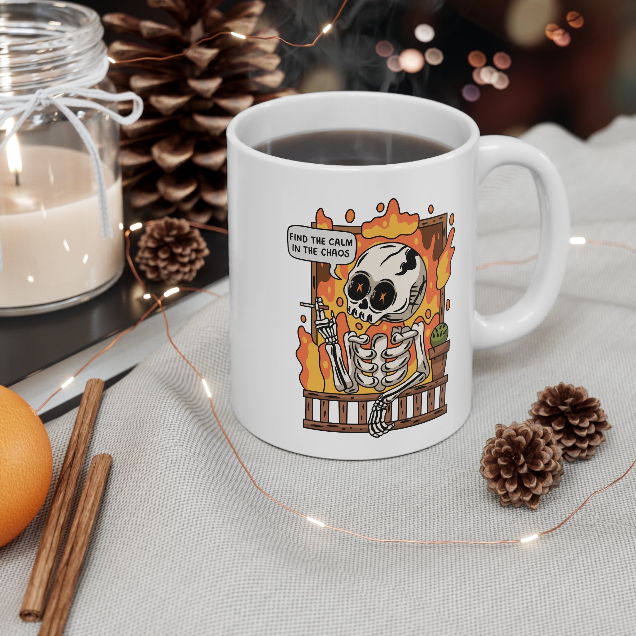 Find The Calm In The Chaos 11oz Ceramic Mug