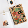 Stay Wild Flowerchild A5 Lined Notebook