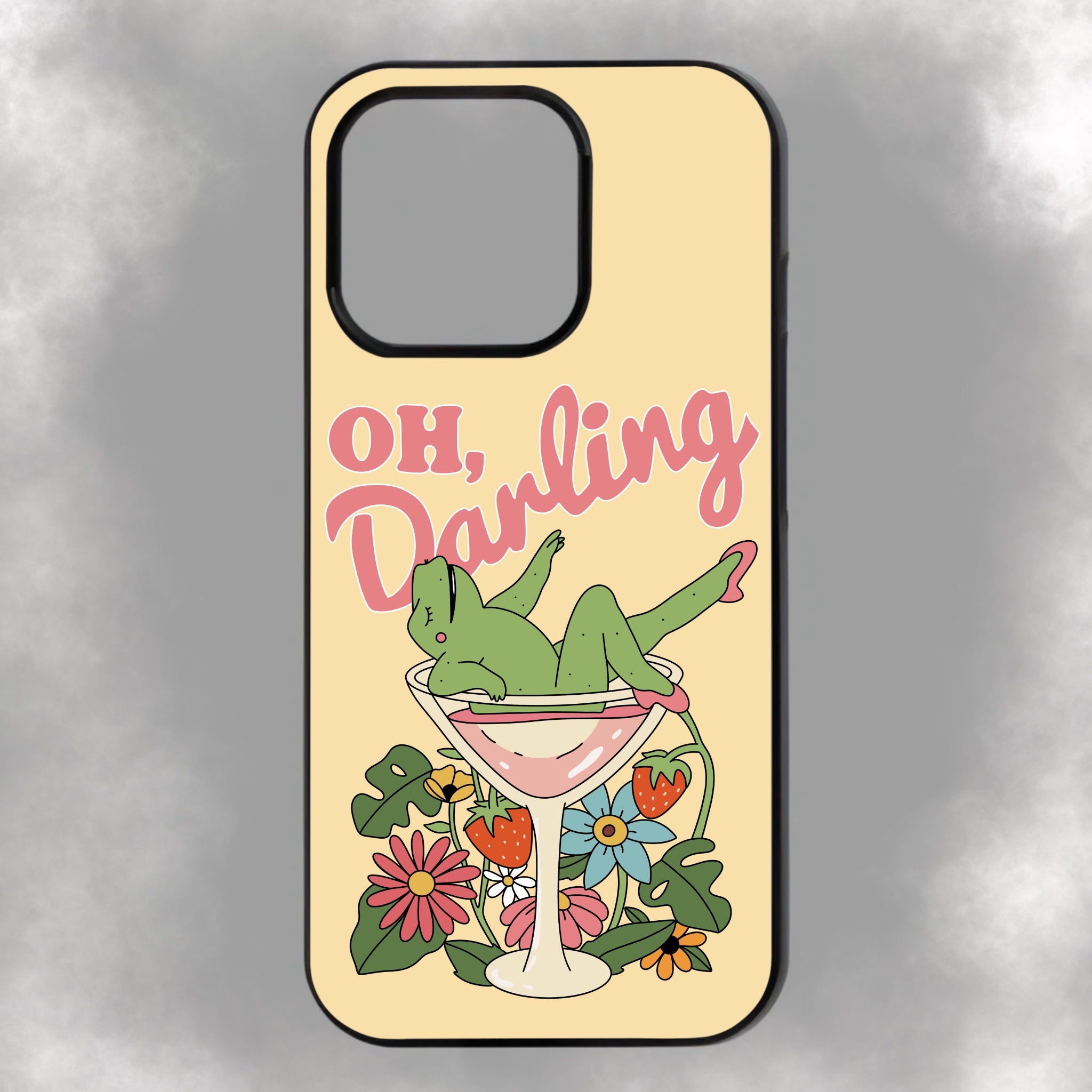 Oh, Darling iPhone Rubber Phone Case