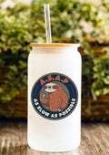 A.S.A.P As Slow As Possible 12oz Frosted Glass Tumbler