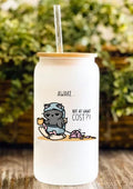 Awake… But At What Cost? 12oz Frosted Glass Tumbler
