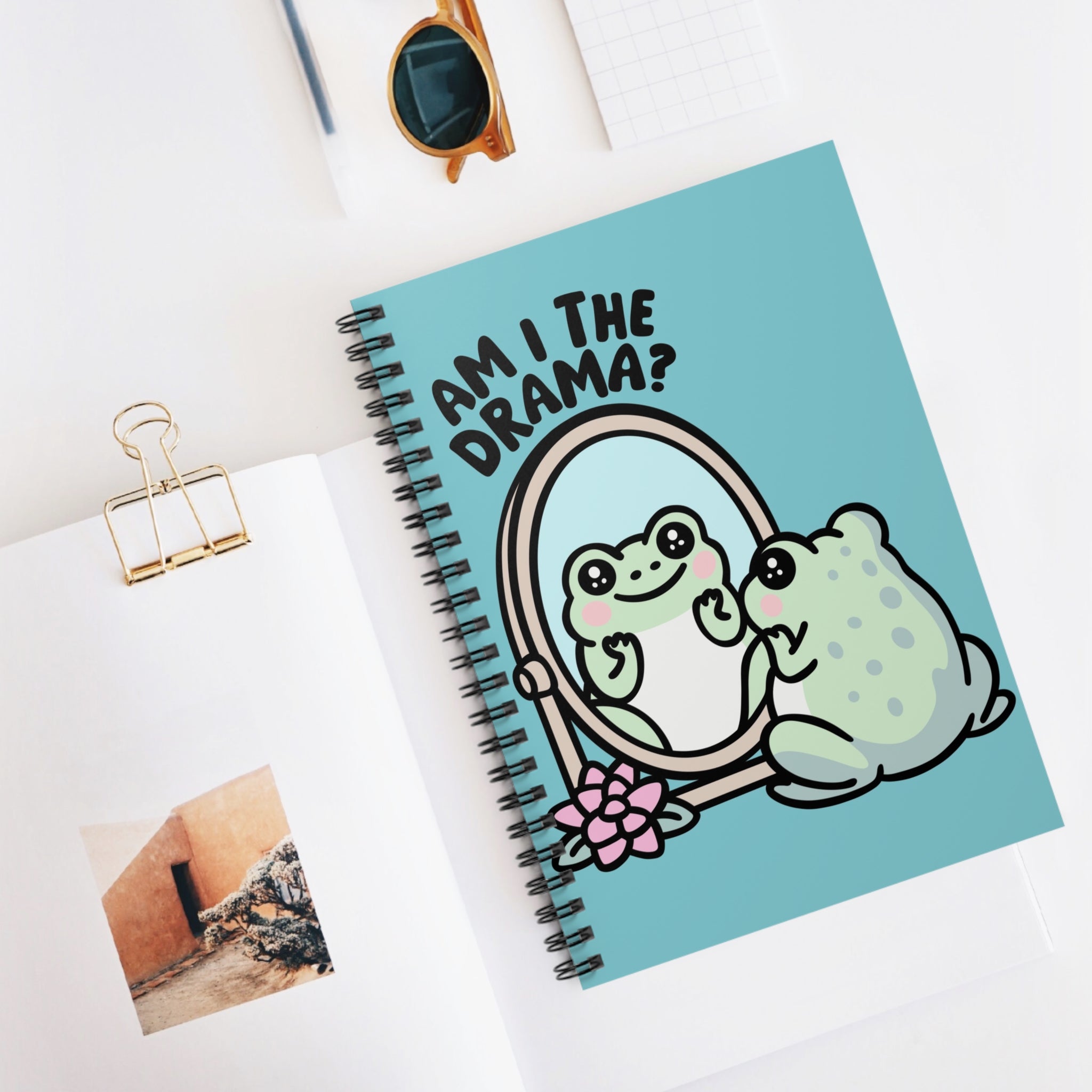 Am I The Drama? A5 Lined Notebook