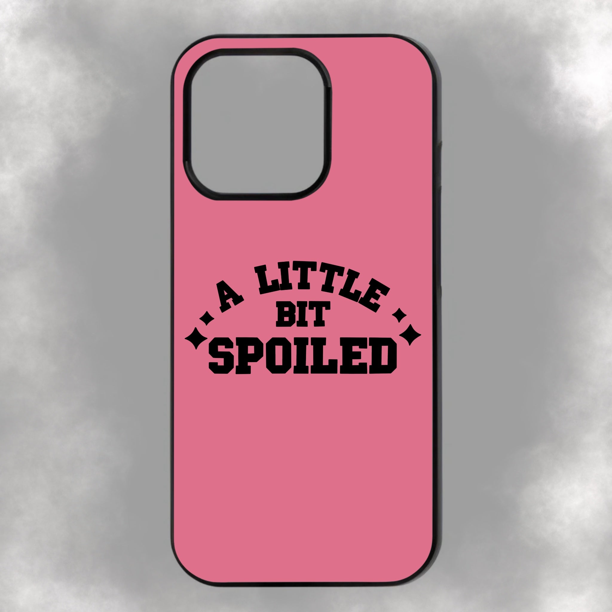 A Little Bit Spoiled iPhone Rubber Phone Case