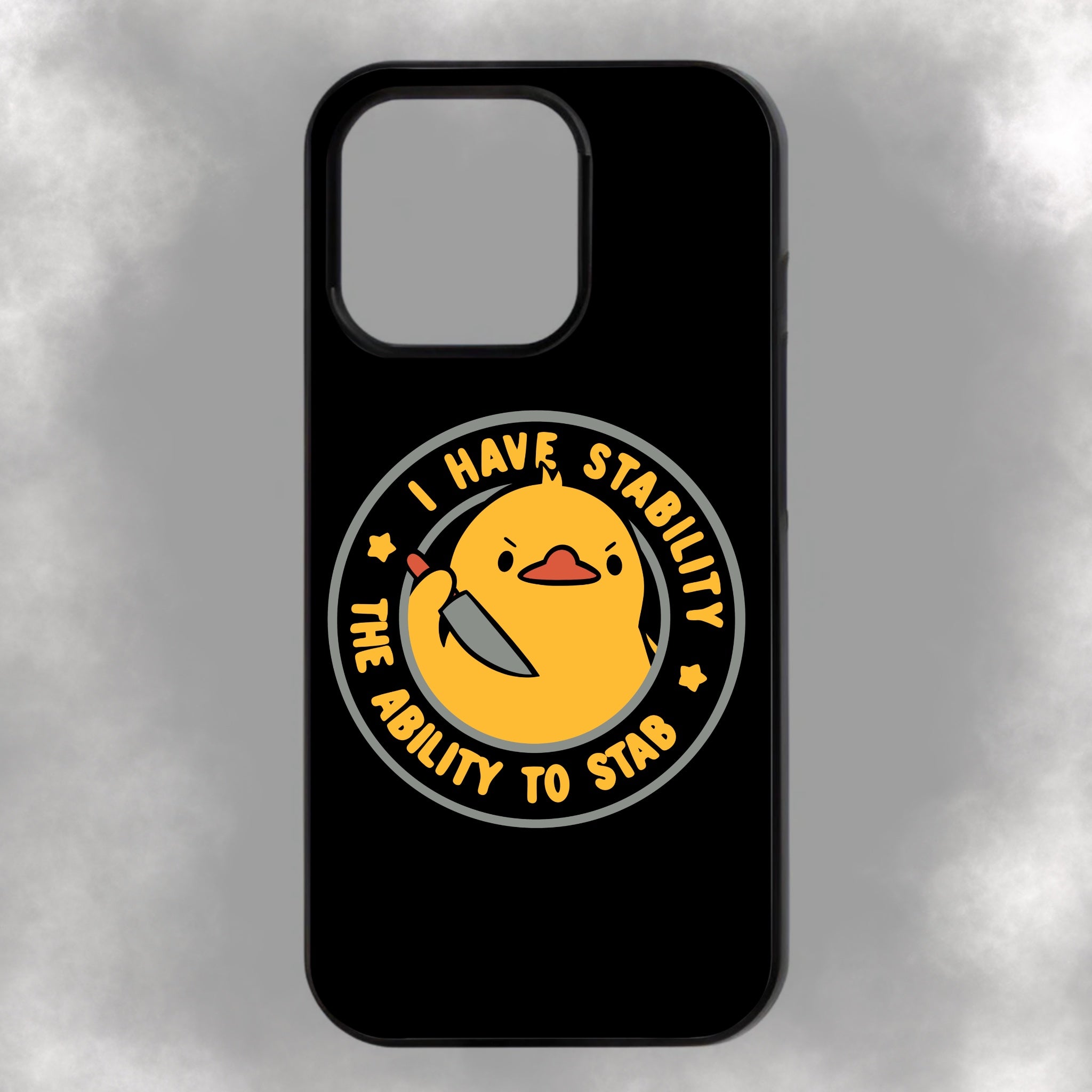 I Have Stability The Ability To Stab iPhone Rubber Phone Case