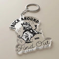 Buck Around And Find Out Acrylic Keyring