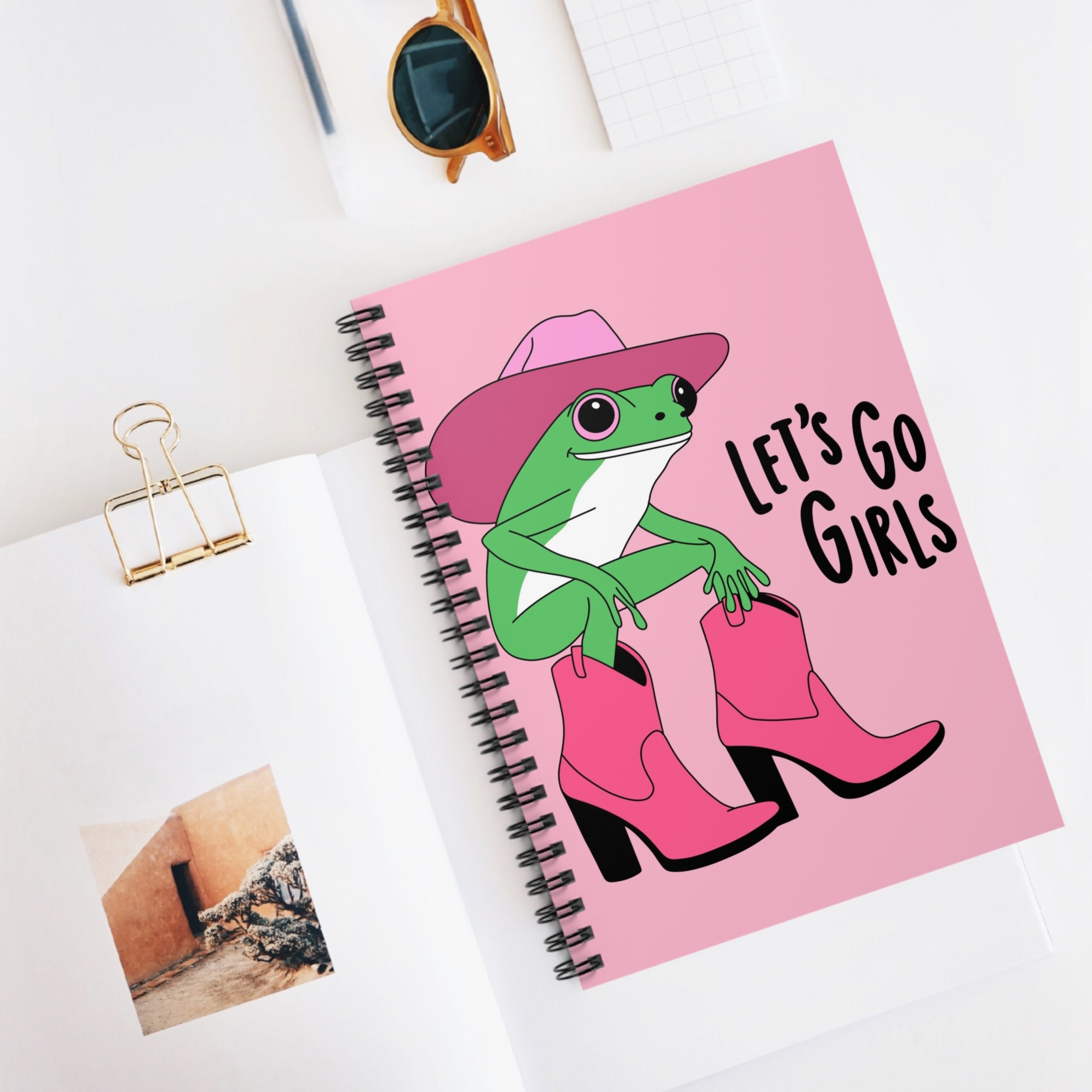 Let’s Go Girls A5 Lined Notebook