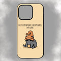 Due To Unfortunate Circumstances, I Am Awake iPhone Rubber Phone Case