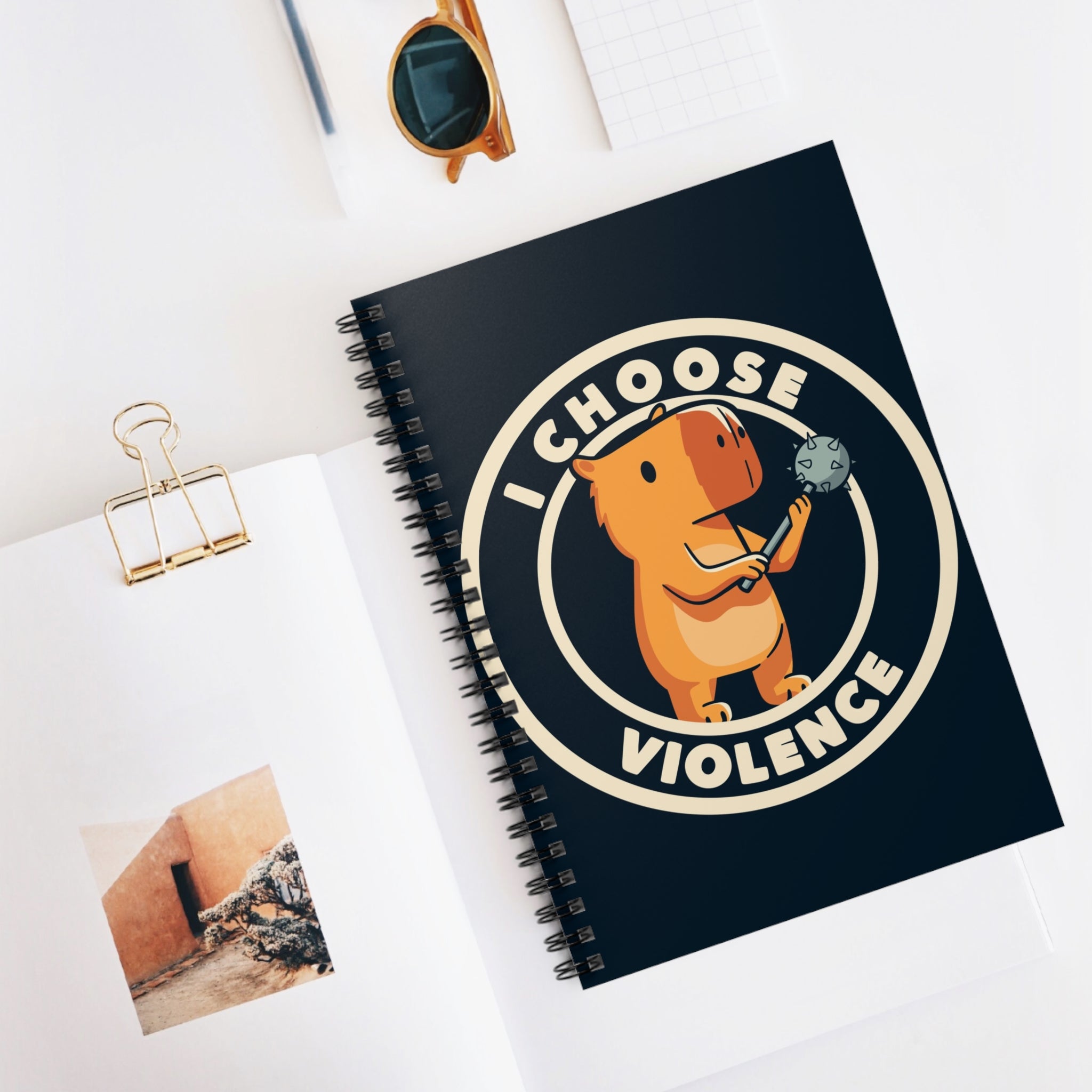 I Choose Violence A5 Lined Notebook