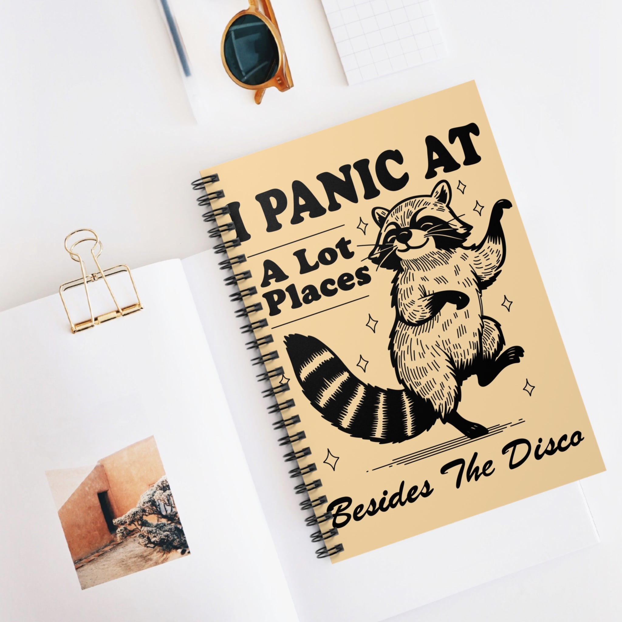 I Panic At A Lot Places Besides The Disco A5 Lined Notebook