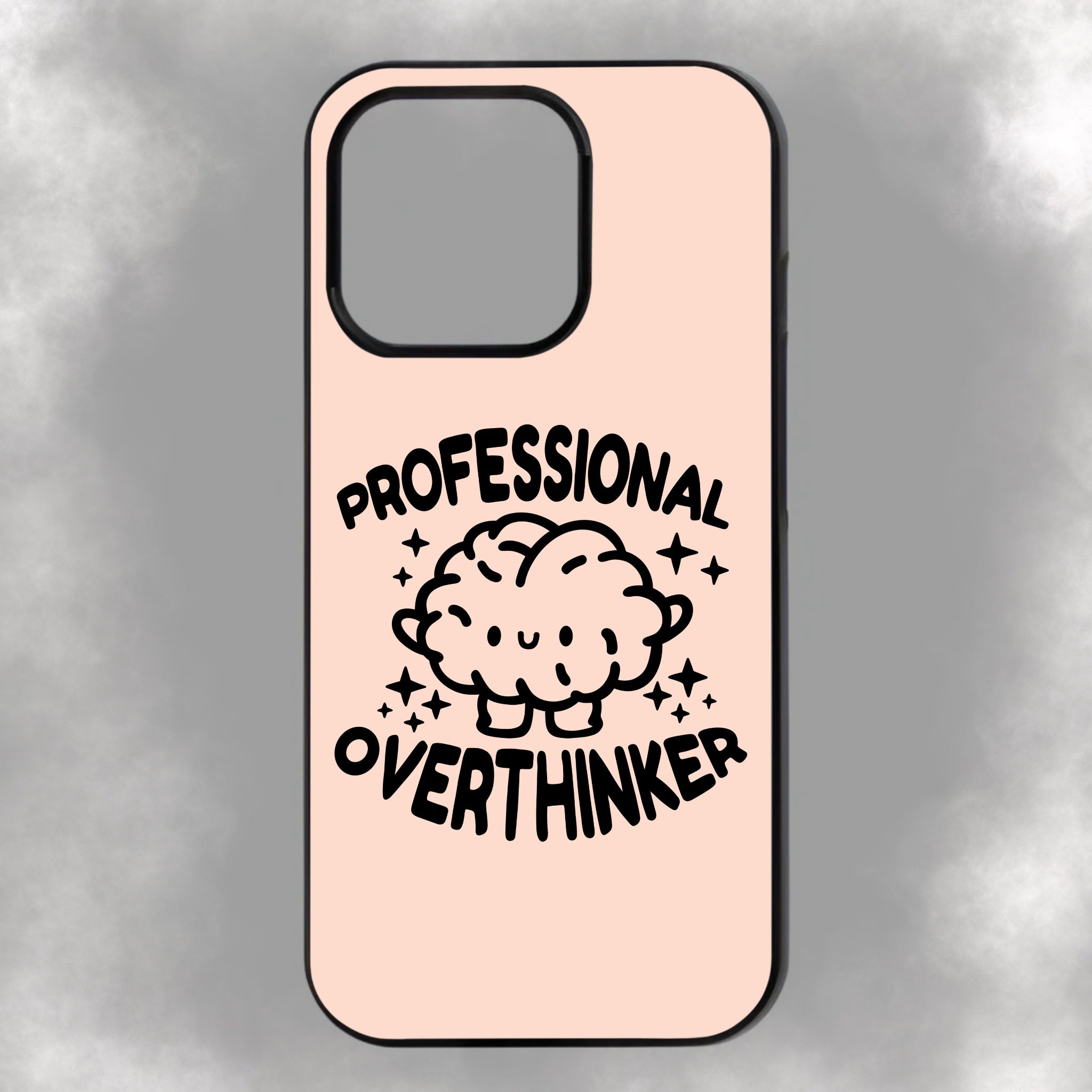 Professional Overthinker iPhone Rubber Phone Case