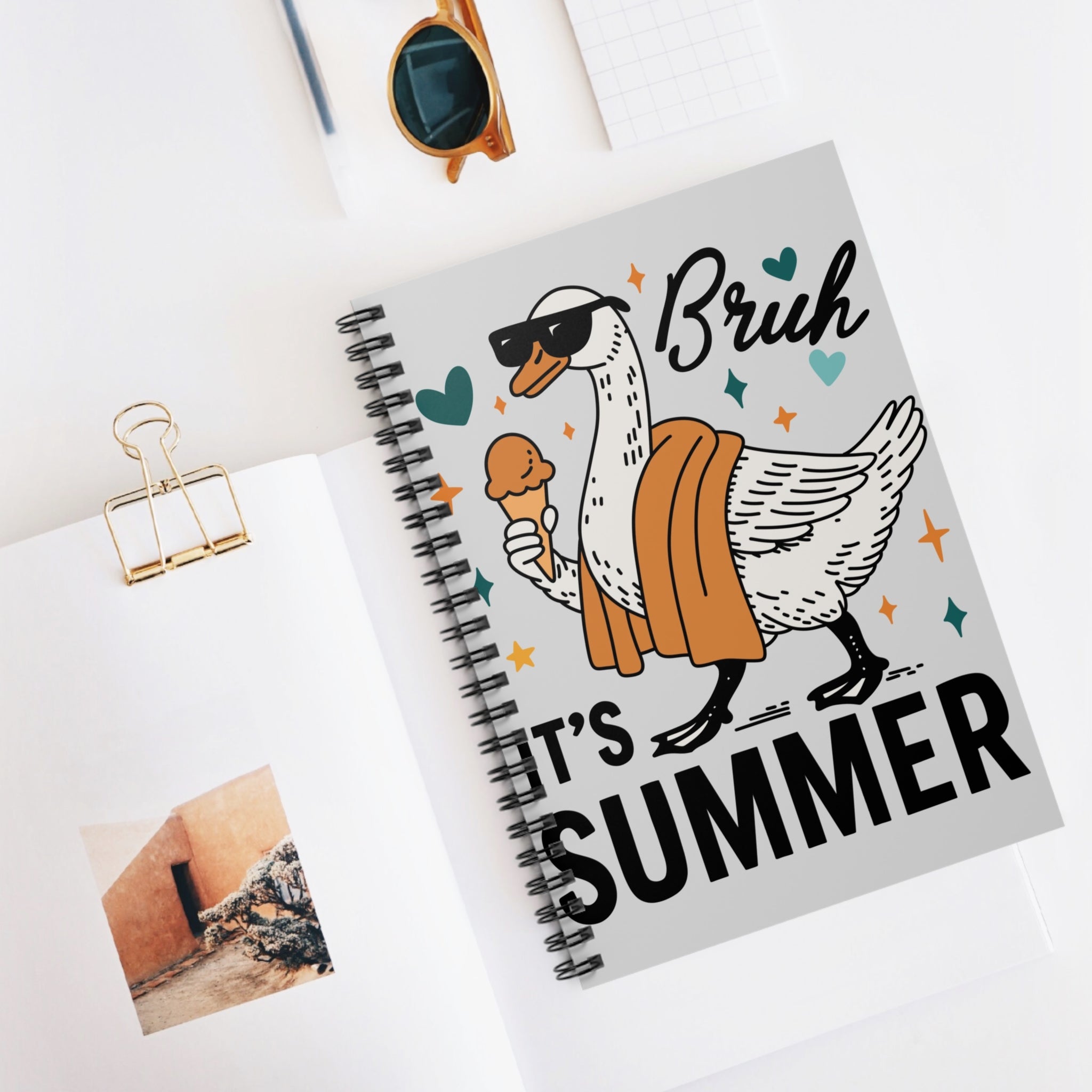 Bruh It’s Summer A5 Lined Notebook