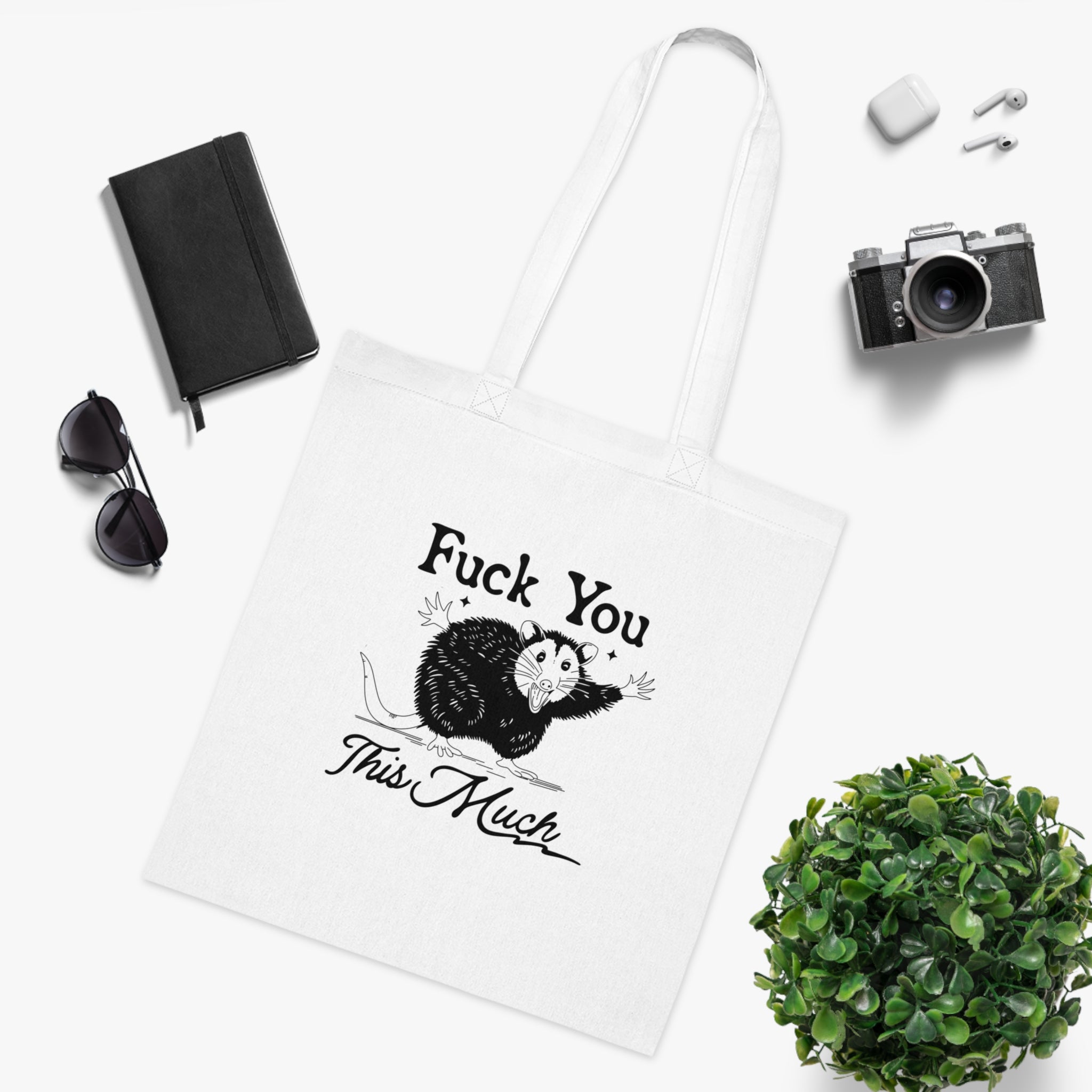 Fuck You This Much White Tote Bag