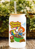 Chucky Charms 12oz Frosted Glass Tumbler