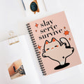 Slay Serve Survive A5 Lined Notebook