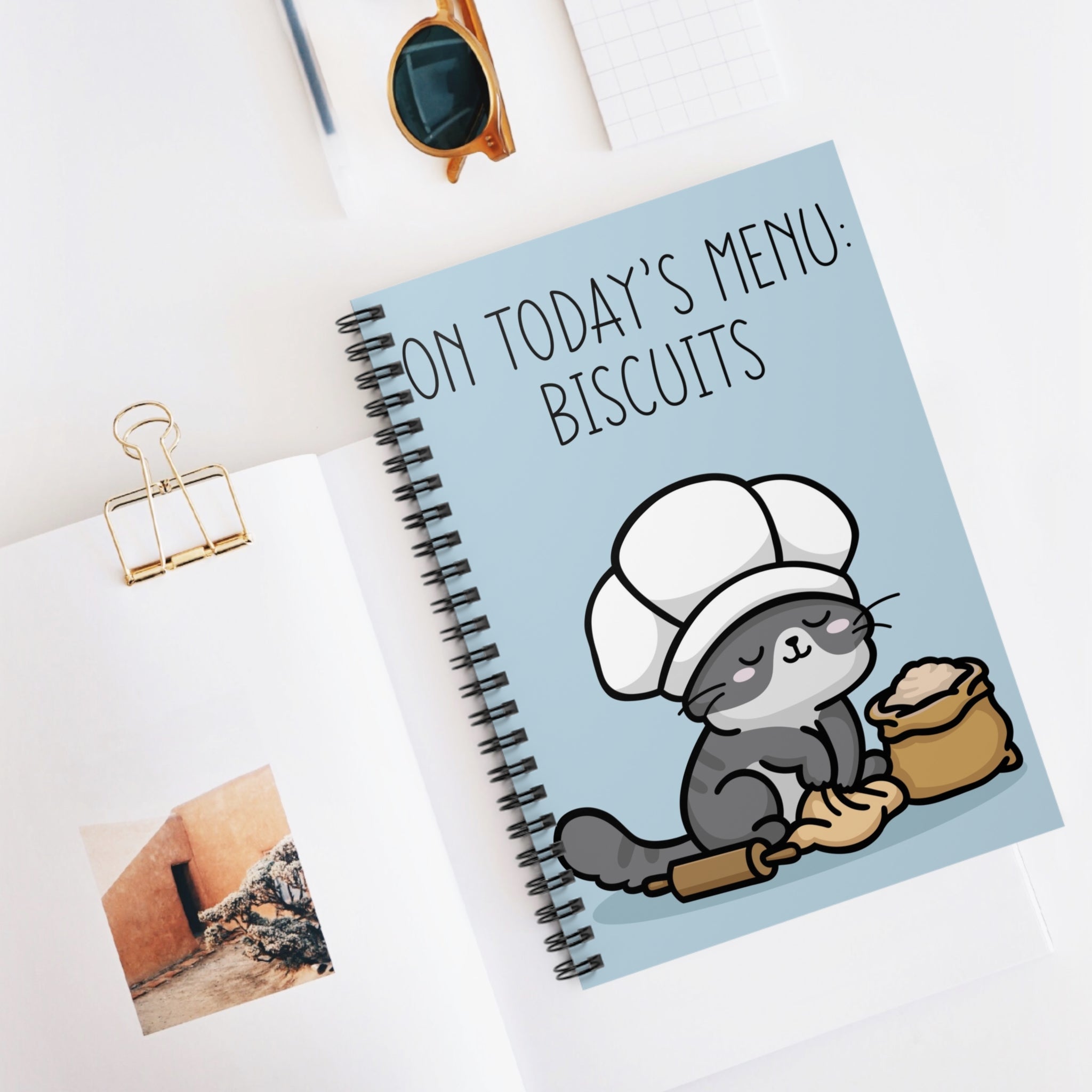 On Today’s Menu: Biscuits A5 Lined Notebook