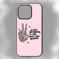 All This Overthinking & I Still Make Bad Decisions iPhone Rubber Phone Case