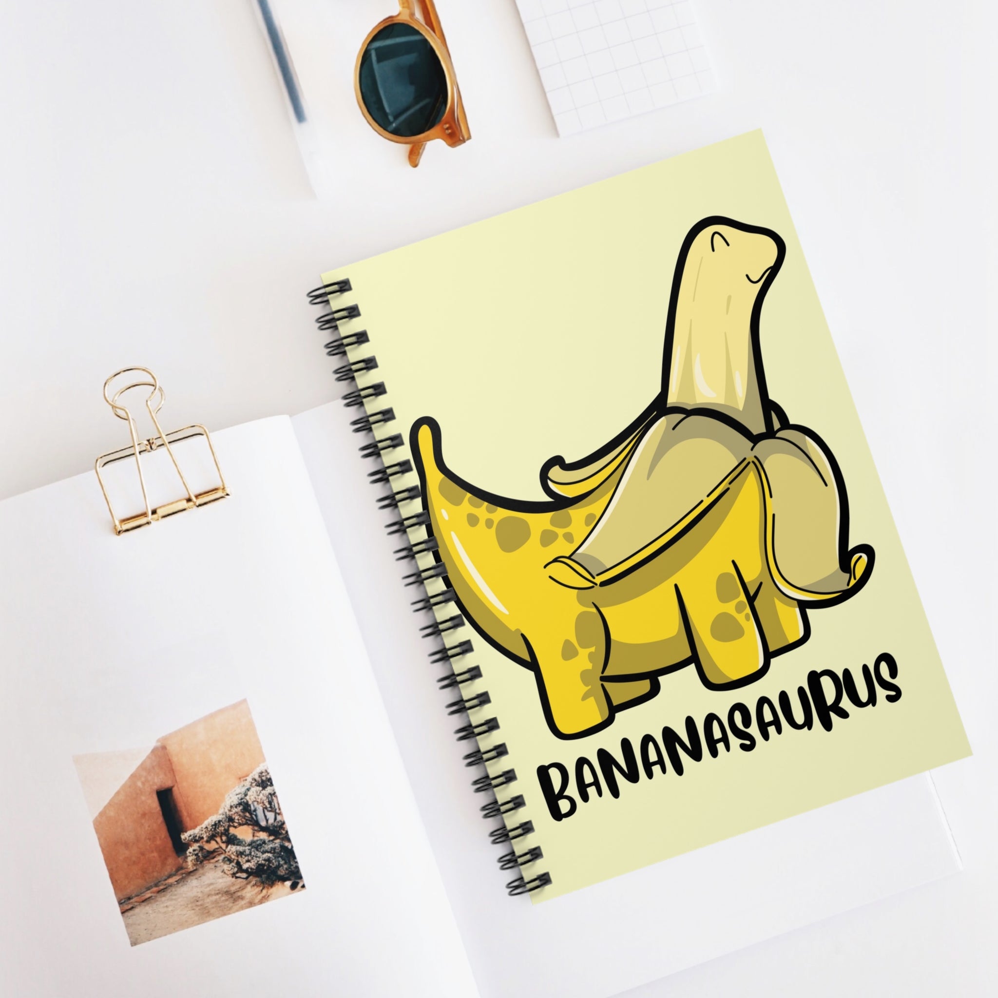 Bananasaurus A5 Lined Notebook