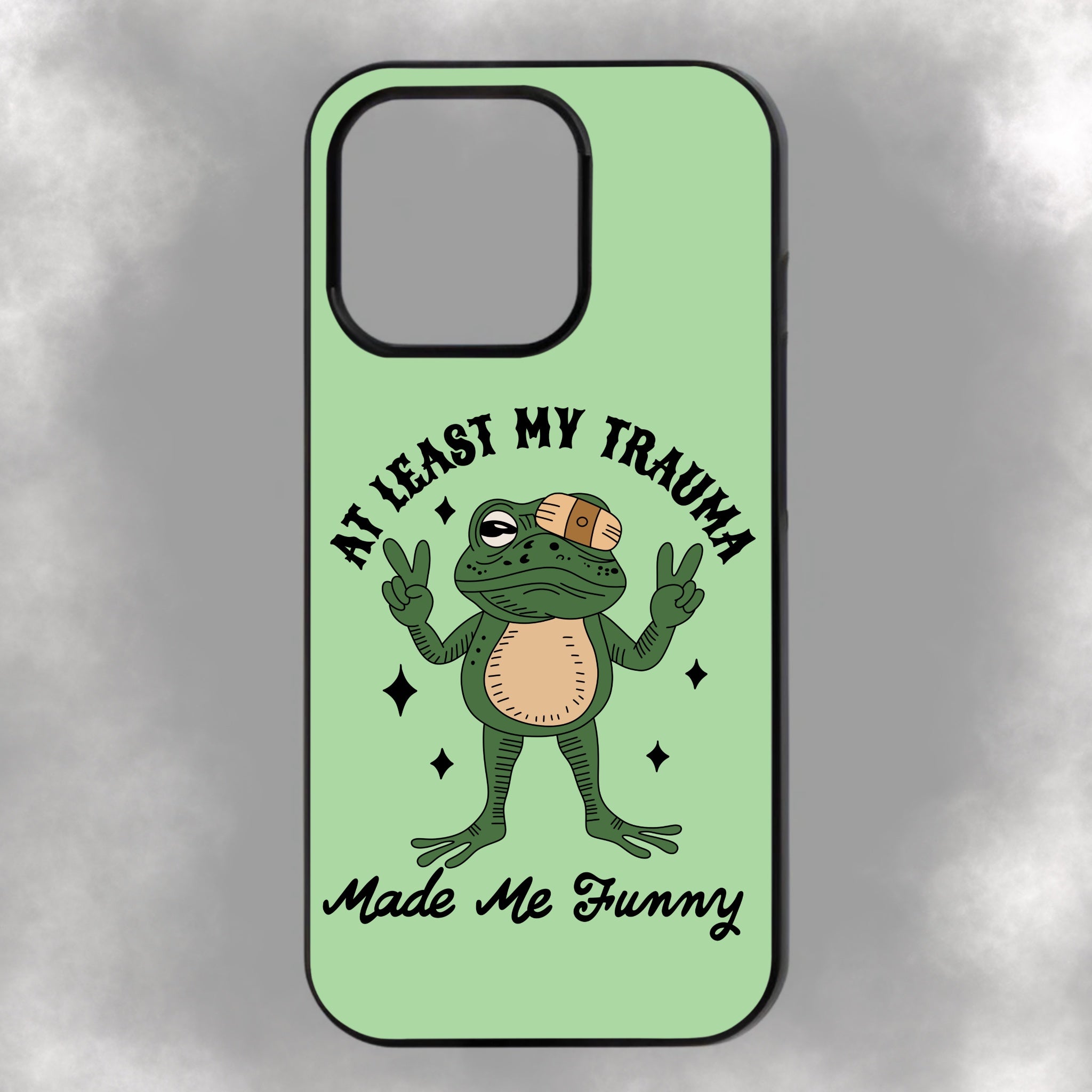 At Least My Trauma Made Me Funny iPhone Rubber Phone Case