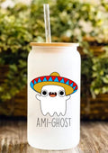 Ami-Ghost 12oz Frosted Glass Tumbler