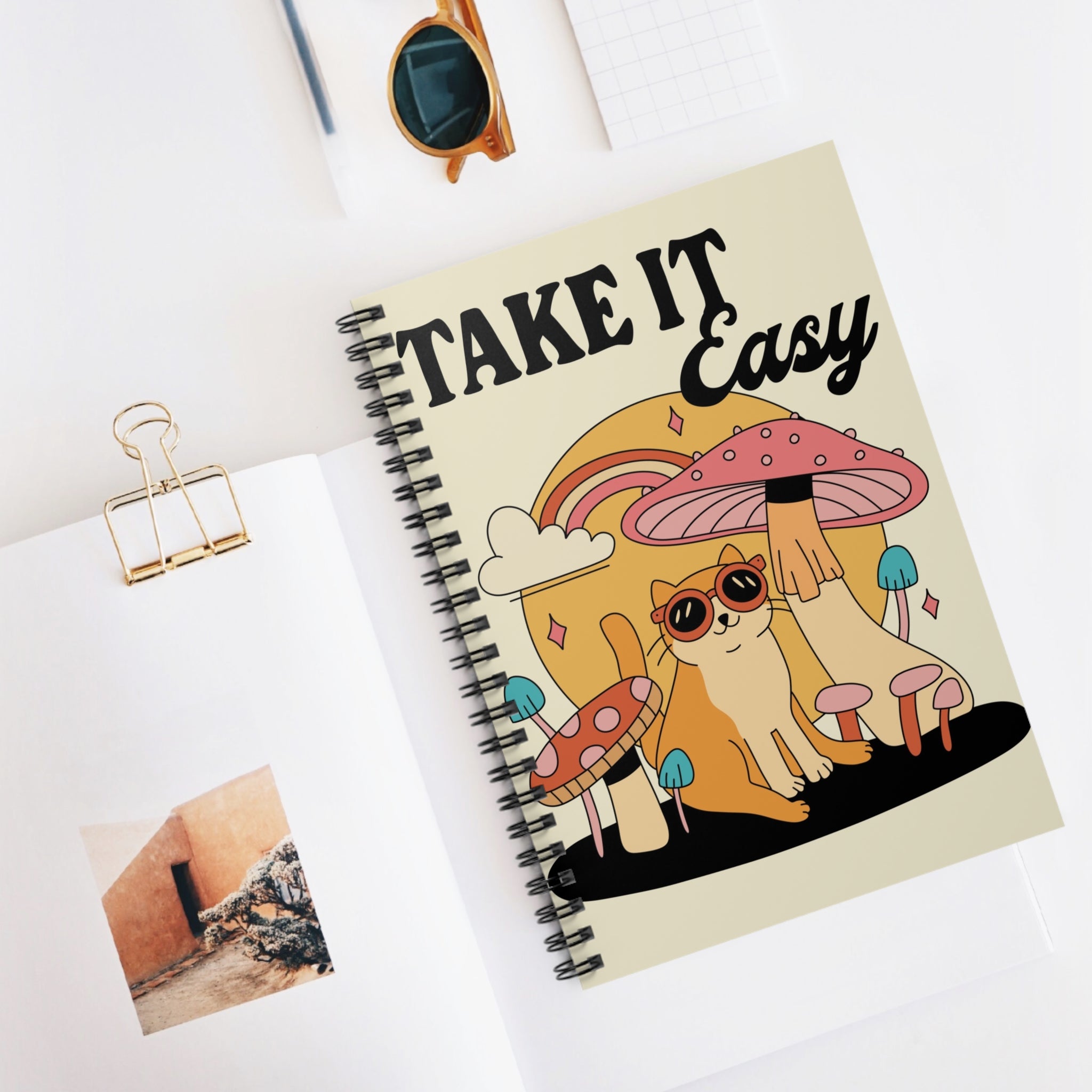 Take It Easy A5 Lined Notebook