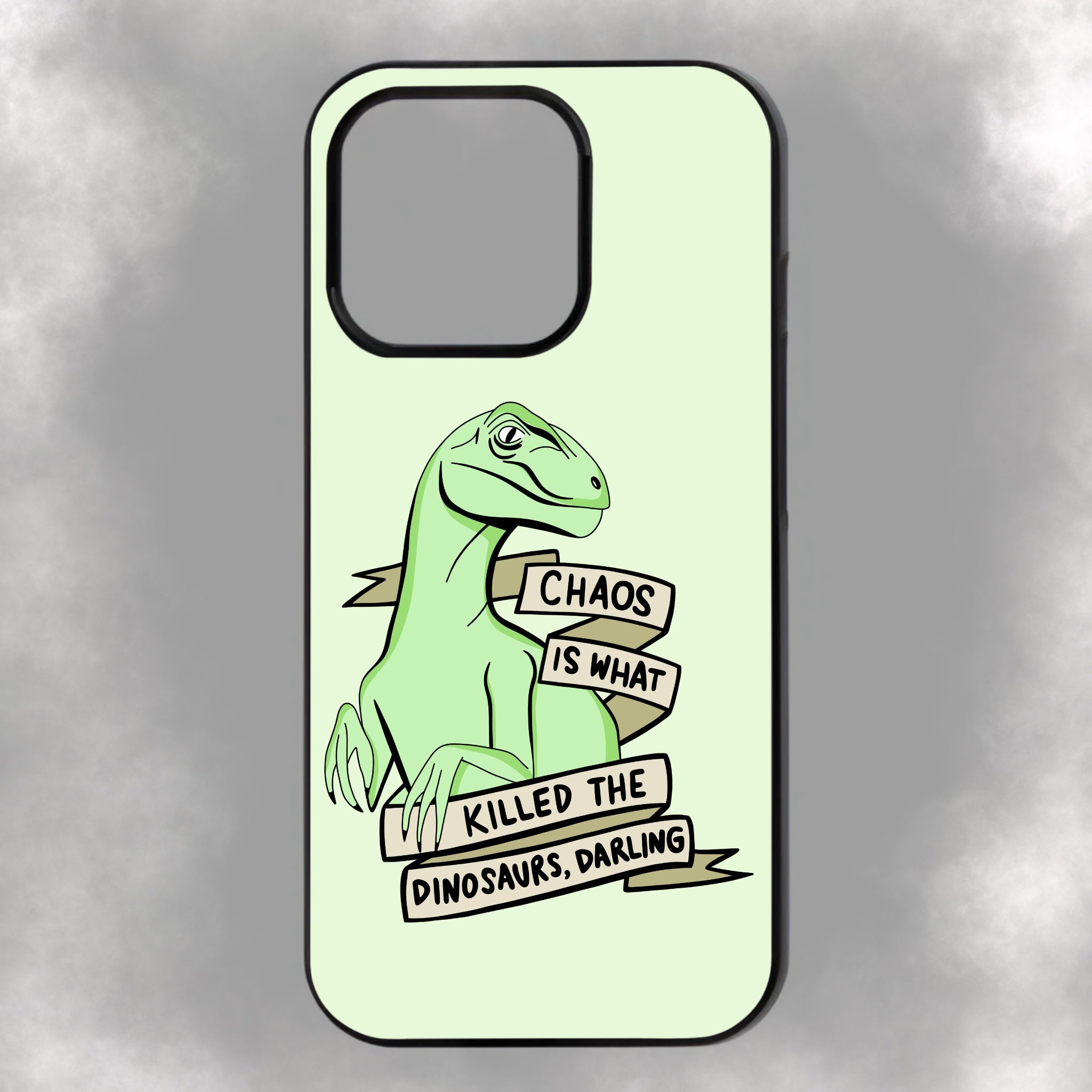 Chaos Is What Killed The Dinosaurs, Darling iPhone Rubber Phone Case