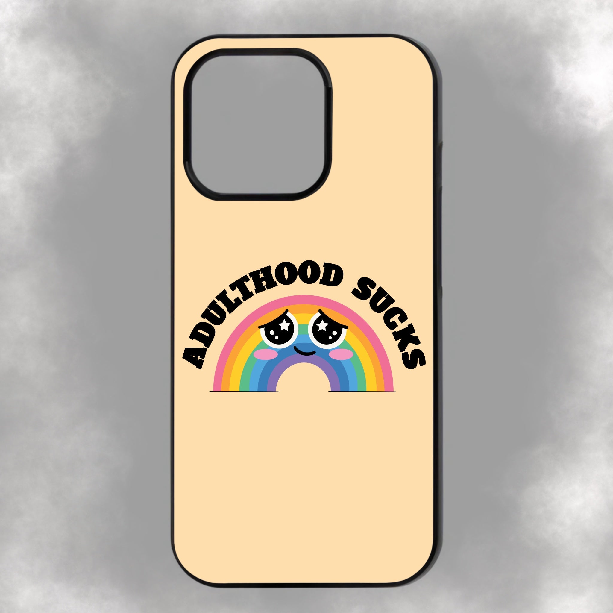 Adulthood Sucks iPhone Rubber Phone Case