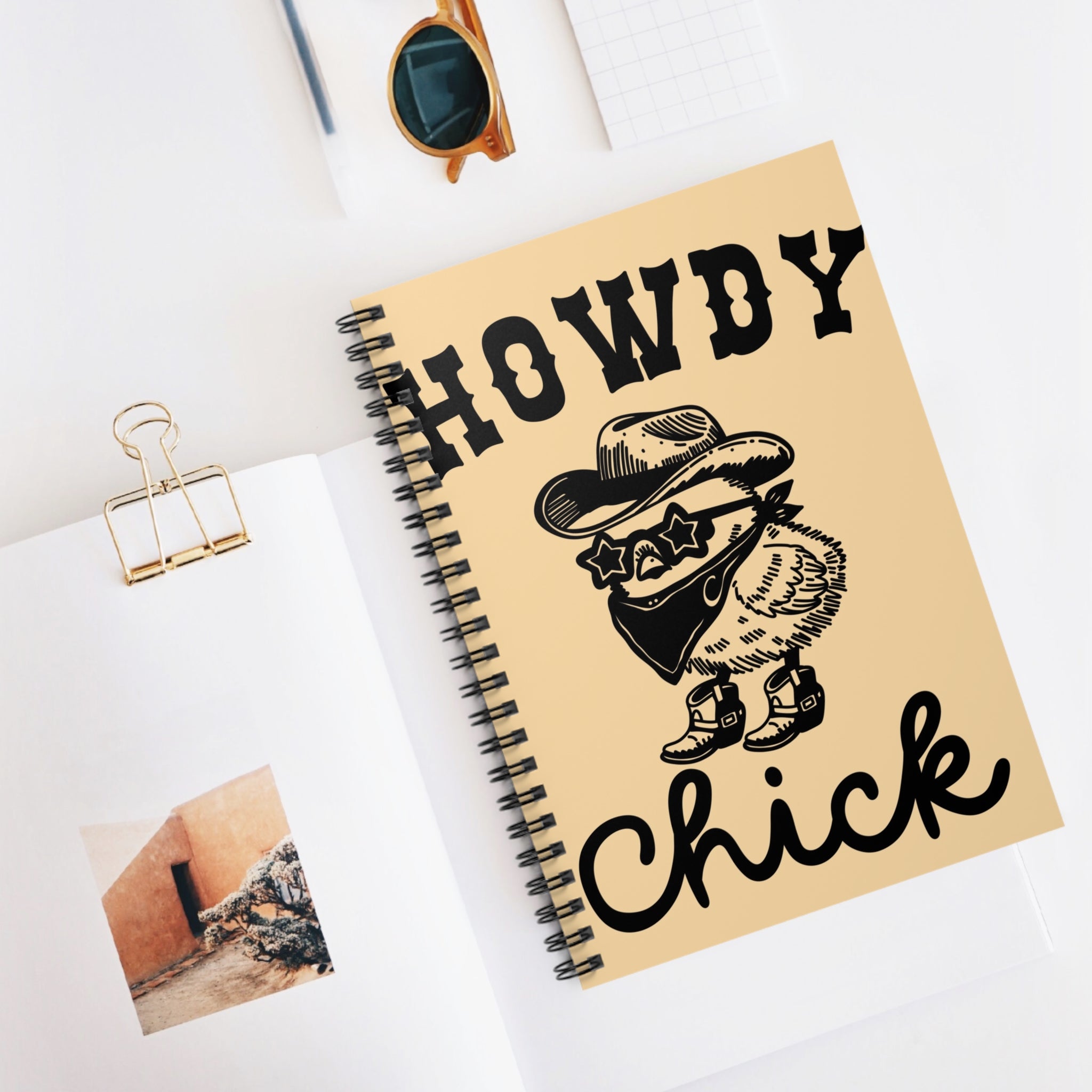 Howdy Chick A5 Lined Notebook