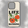 There Is So Much To Be Grateful For Life Is A Blessing iPhone Rubber Phone Case