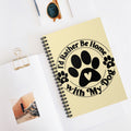 I’d Rather Be Home With My Dog A5 Lined Notebook