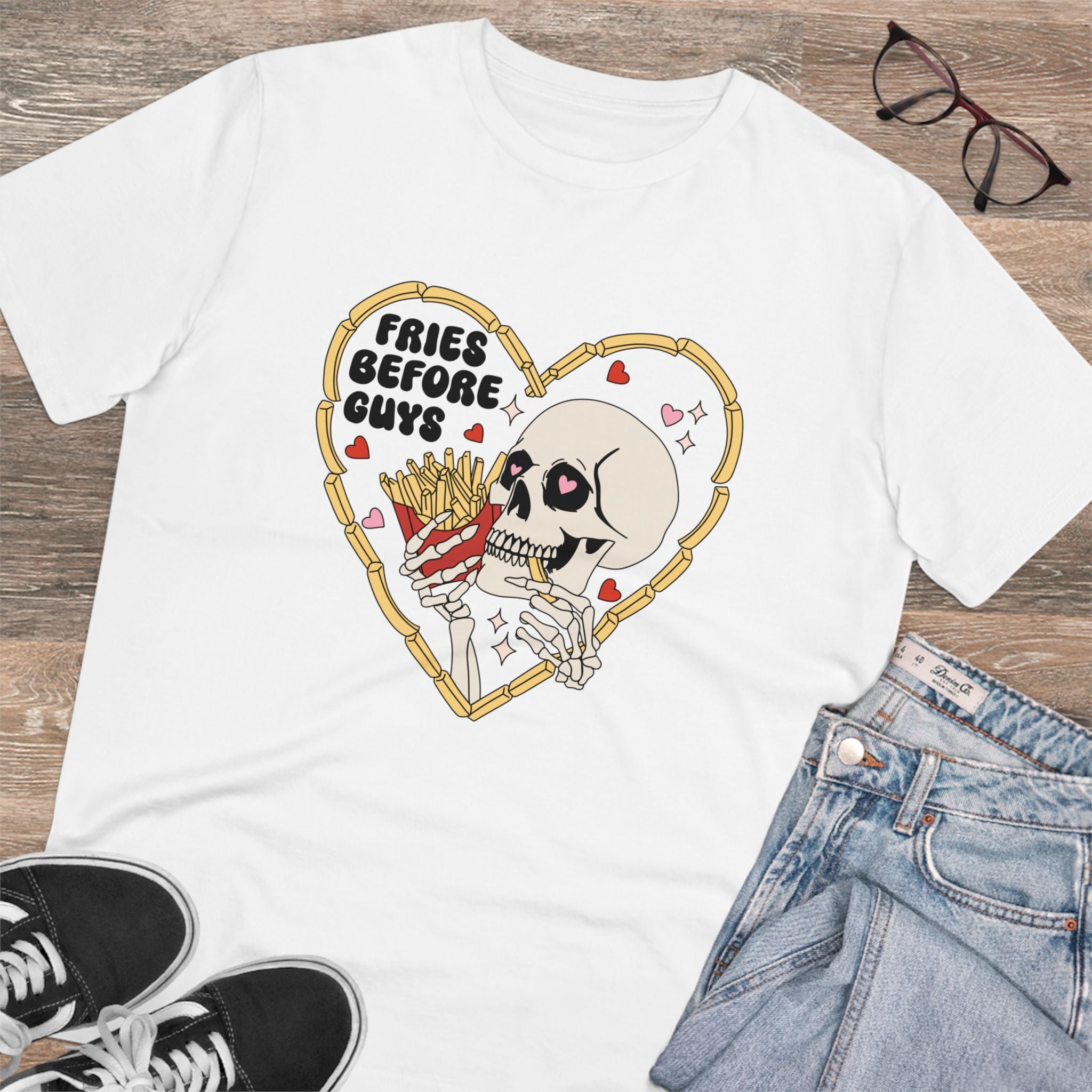 Fries Before Guys Unisex T-Shirt