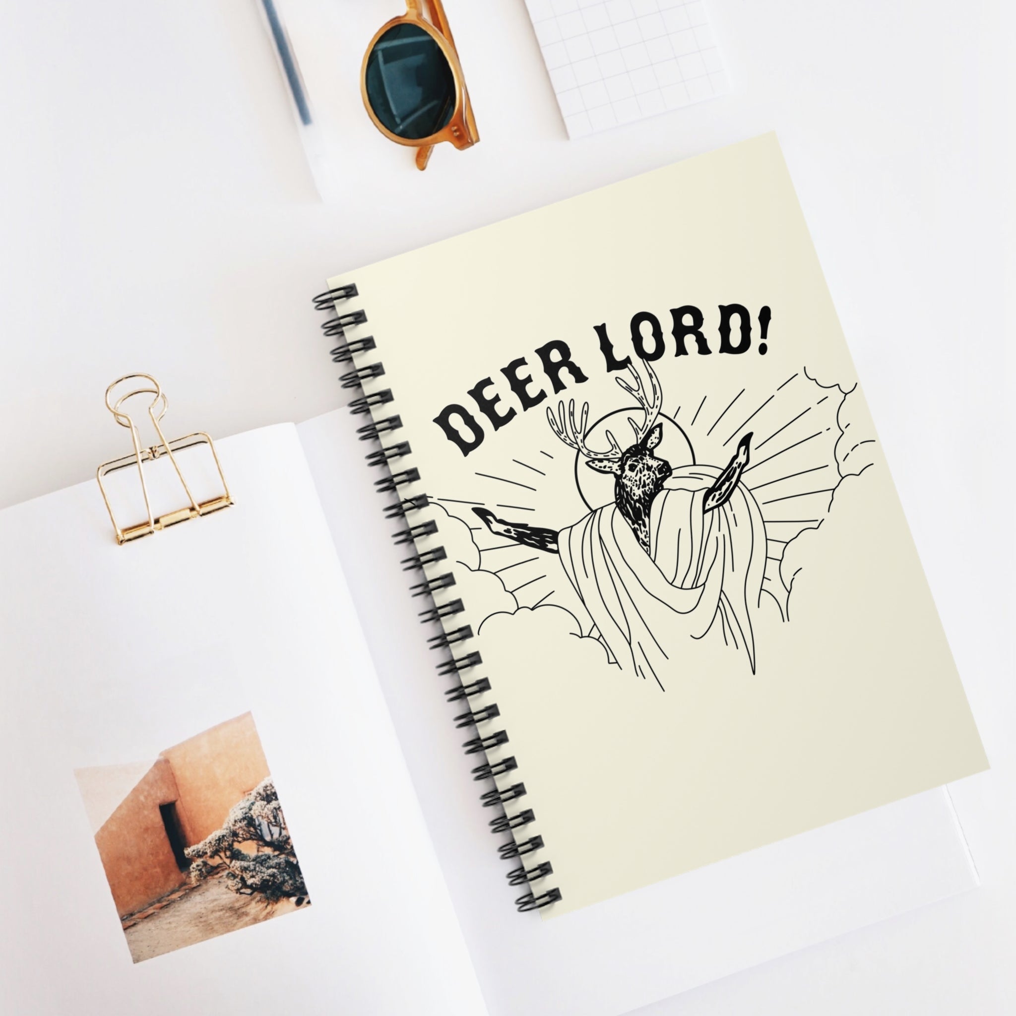 Deer Lord! A5 Lined Notebook