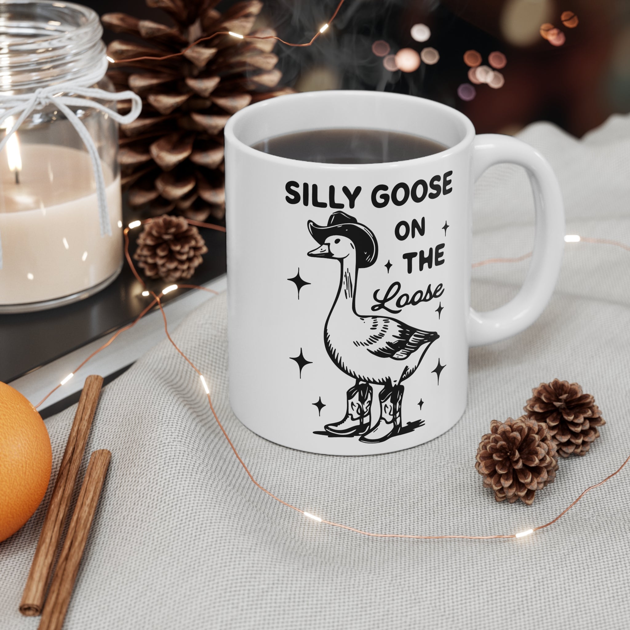 Silly Goose On The Loose 11oz Ceramic Mug
