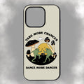 Take More Chances Dance More Dances iPhone Rubber Phone Case