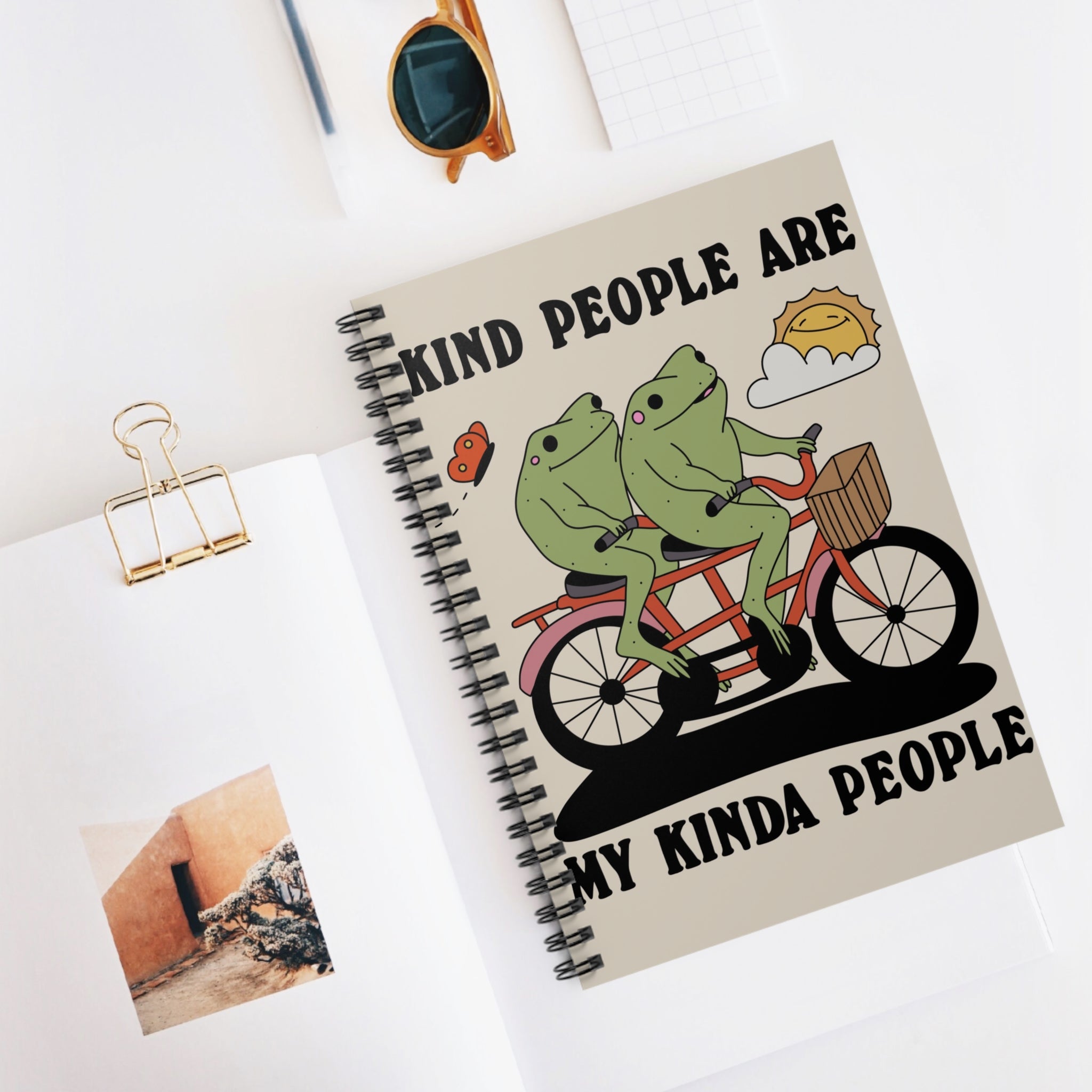 Kind People Are My Kinda People A5 Lined Notebook