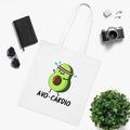 Avo-Cardio White Tote Bag