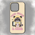 True Crimes & Chill iPhone Rubber Phone Case