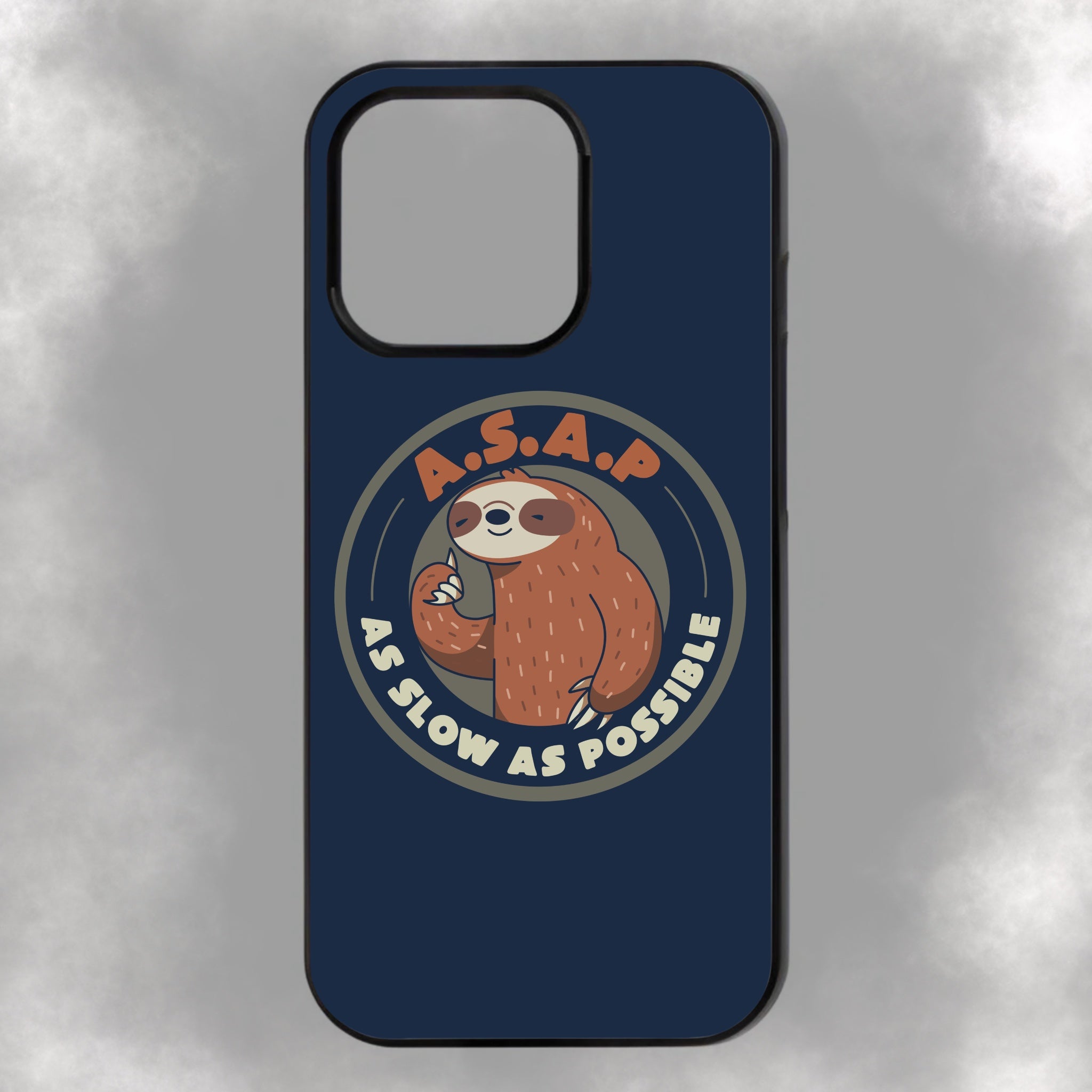 A.S.A.P As Slow As Possible iPhone Rubber Phone Case