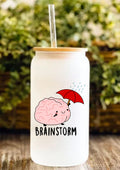 Brainstorm 12oz Frosted Glass Tumbler