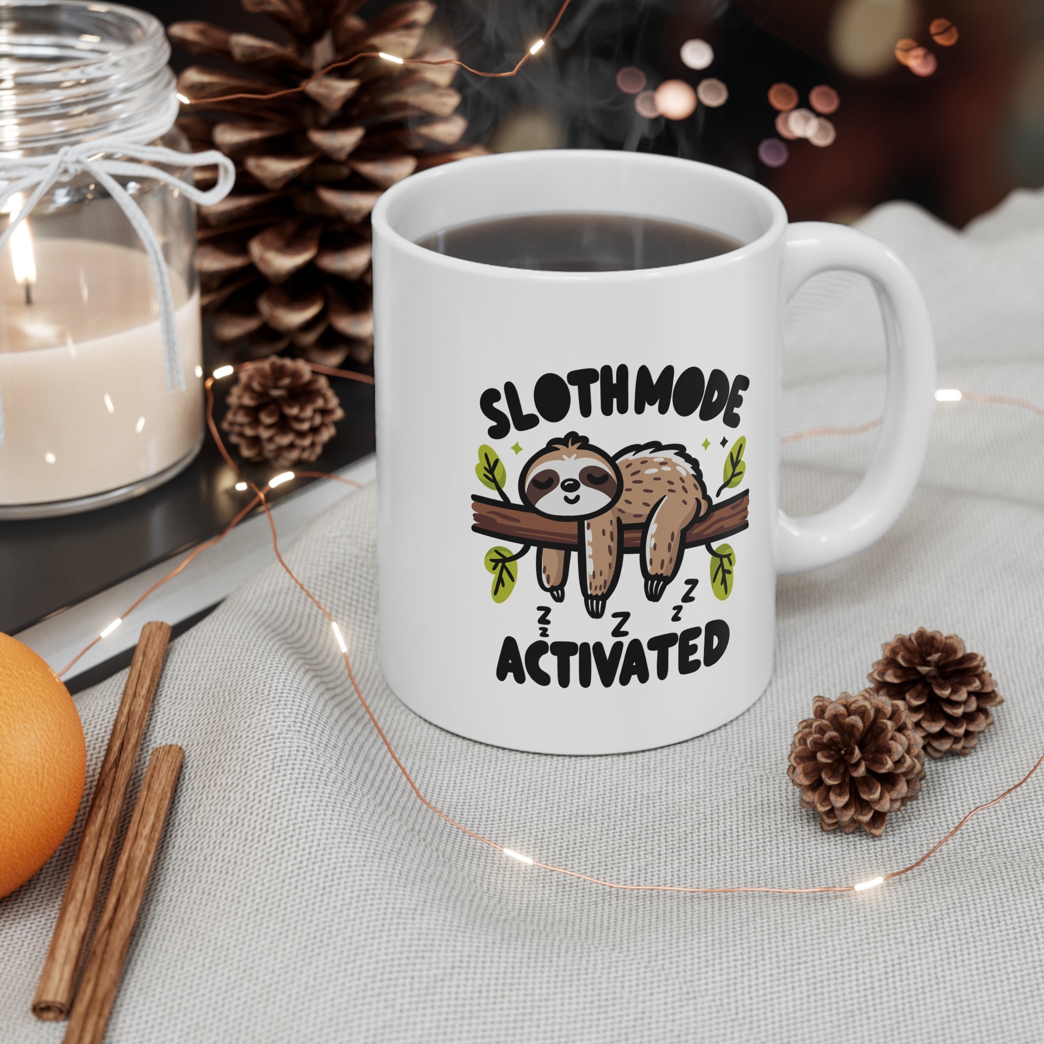 Slothmode Activated 11oz Ceramic Mug