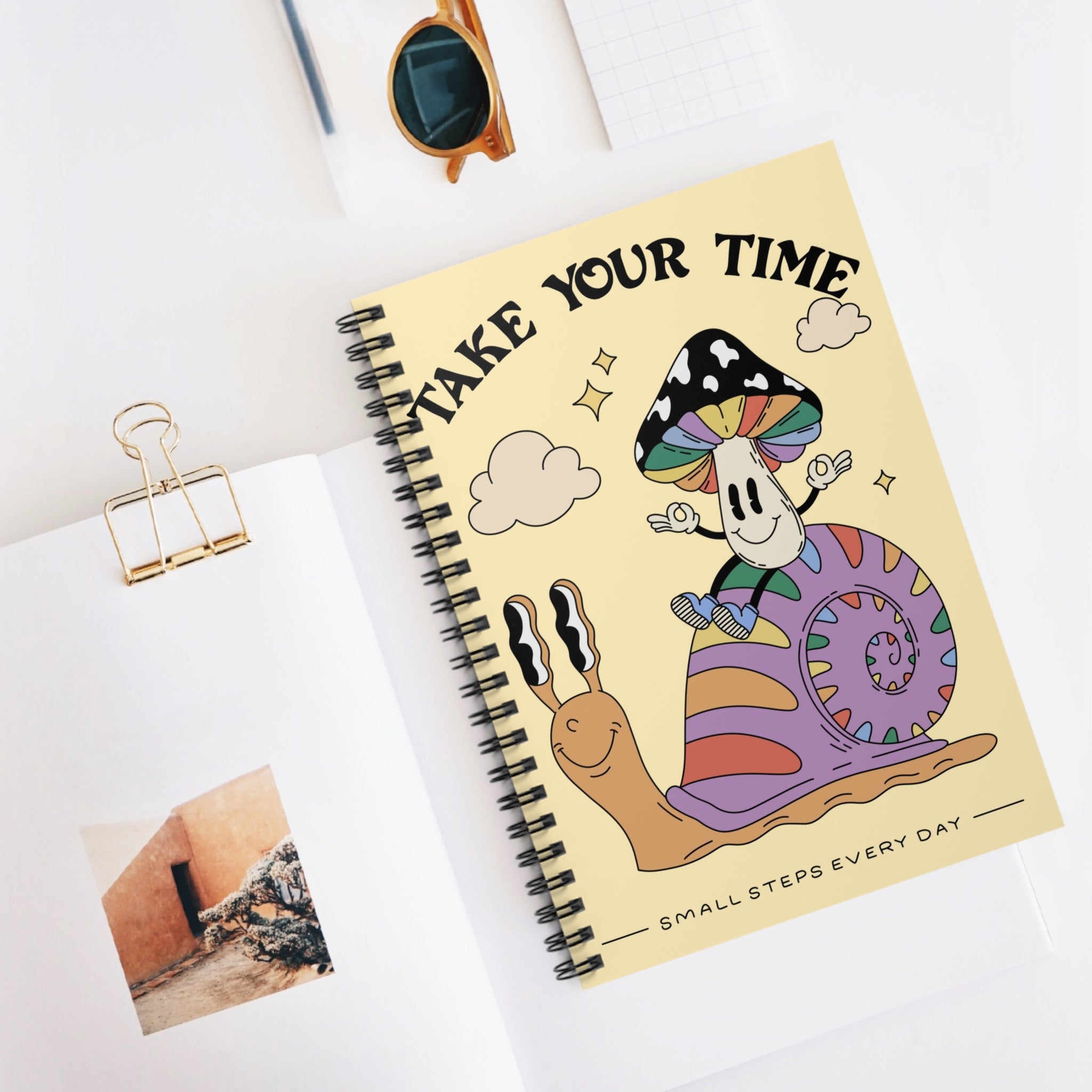 Take Your Time A5 Lined Notebook