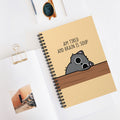 Am Tired And Brain Is Soup A5 Lined Notebook
