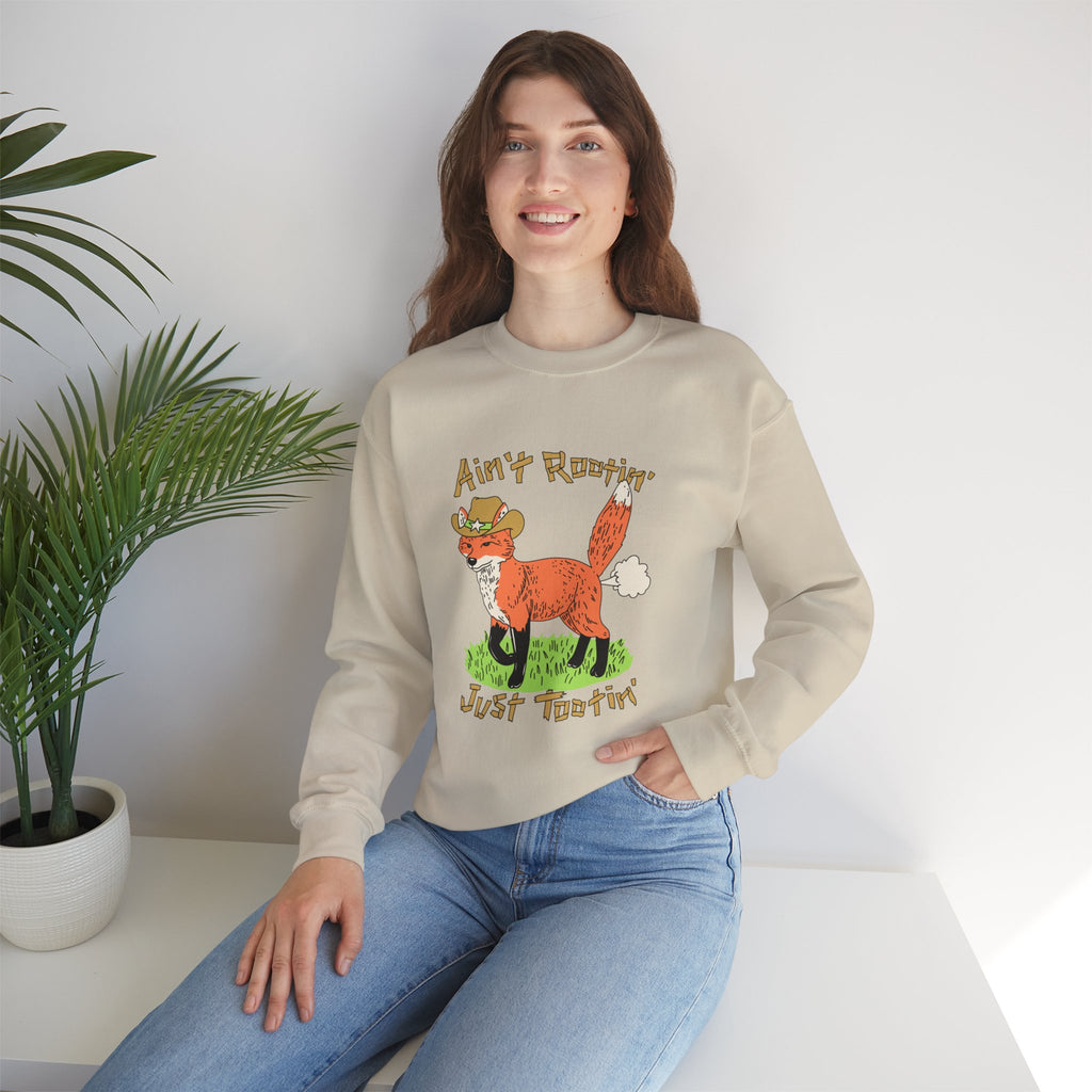Ain’t Rootin’ Just Tootin’ Unisex Sweatshirt