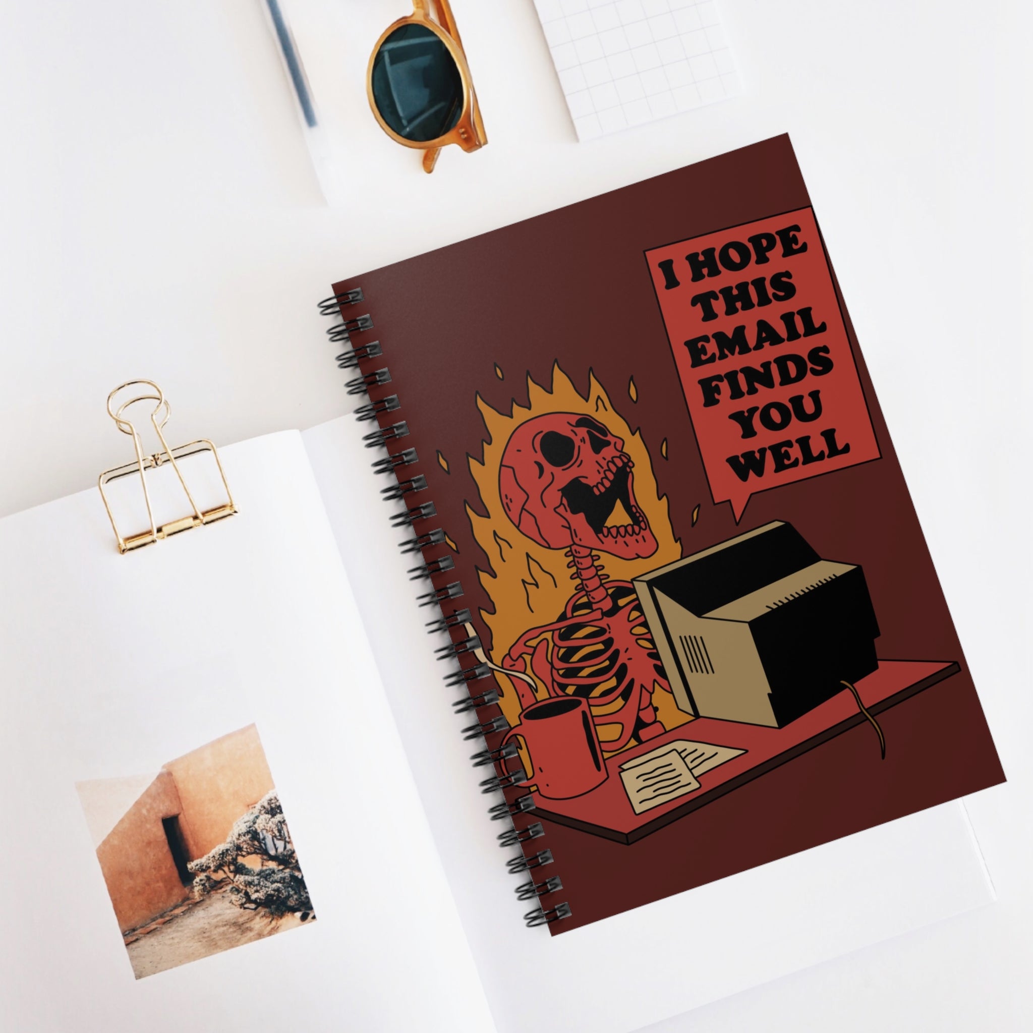 I Hope This Email Finds You Well A5 Lined Notebook