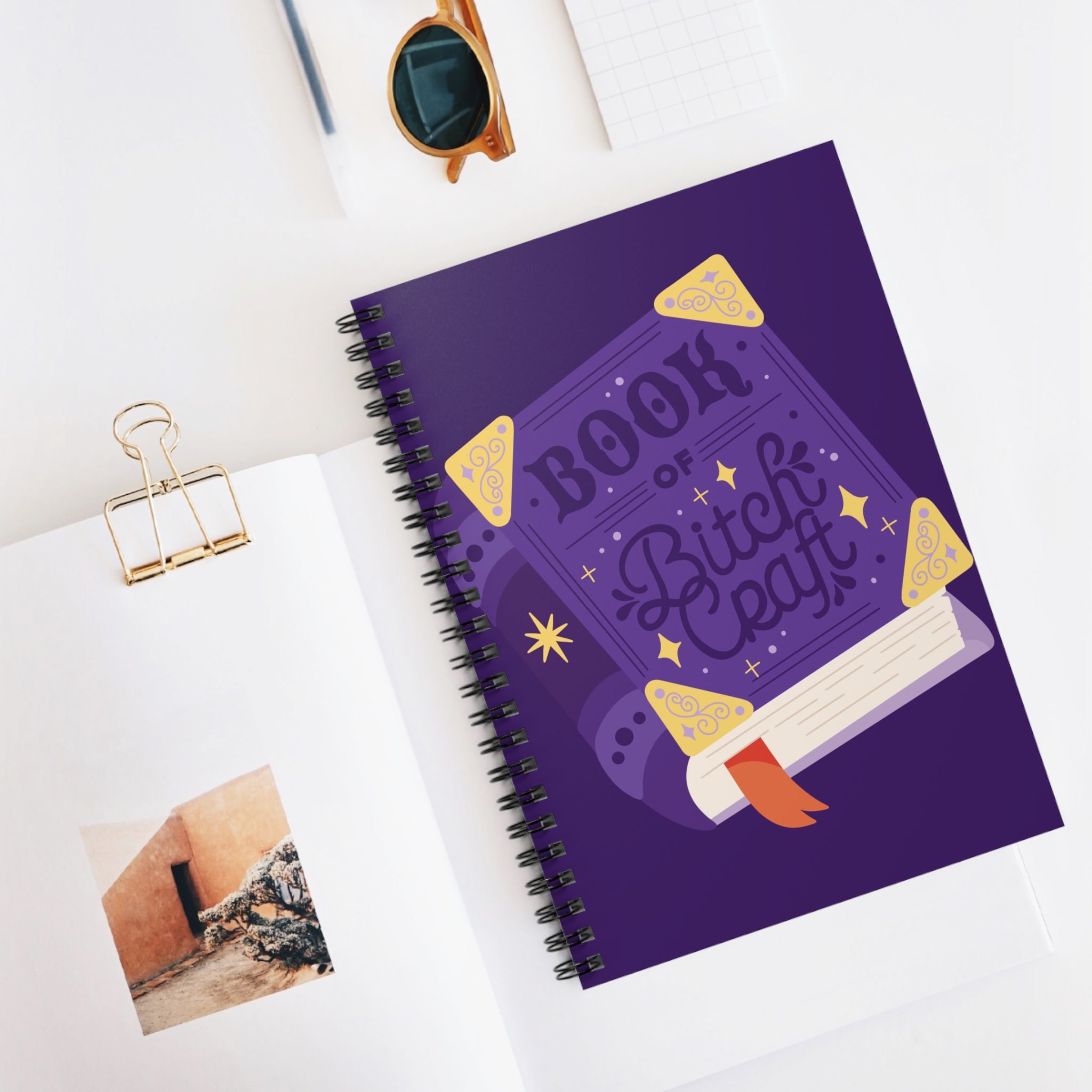 Book Of Bitch Craft A5 Lined Notebook