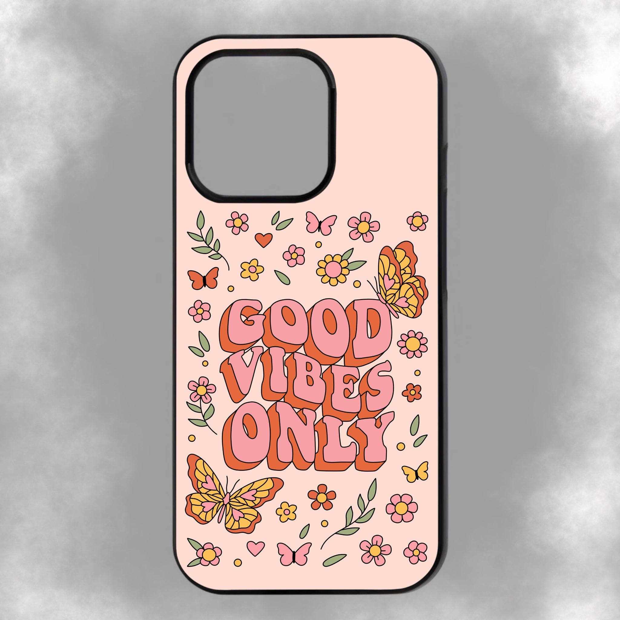 Good Vibes Only iPhone Rubber Phone Case