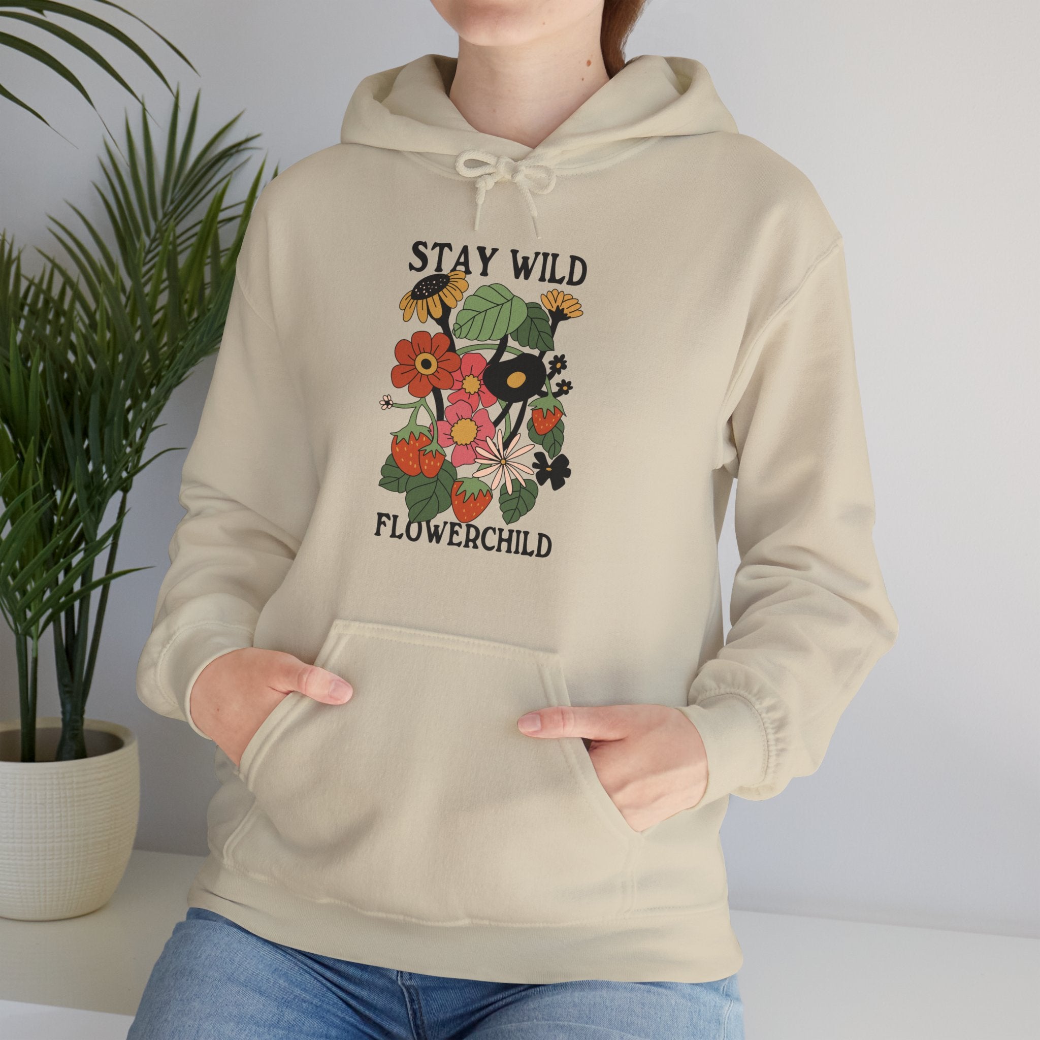 Stay Wild Flowerchild Unisex Hoodie